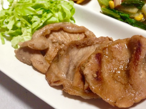 ガッツリ食べよう!豚の生姜焼き